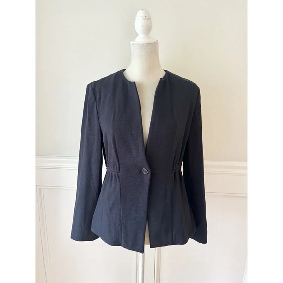 BOSS Hugo Boss Jekari Blazer Jacket 8 Navy Blue - Picture 3 of 11